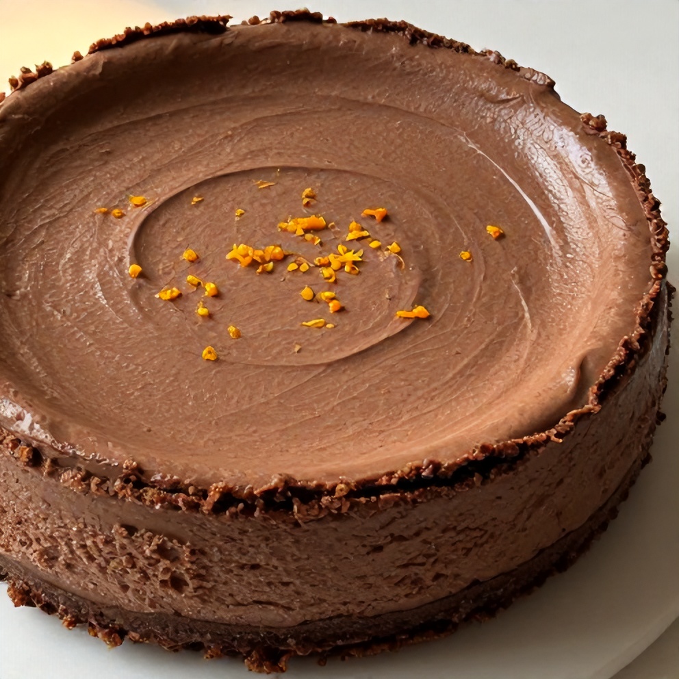 chocolate orange cheesecake