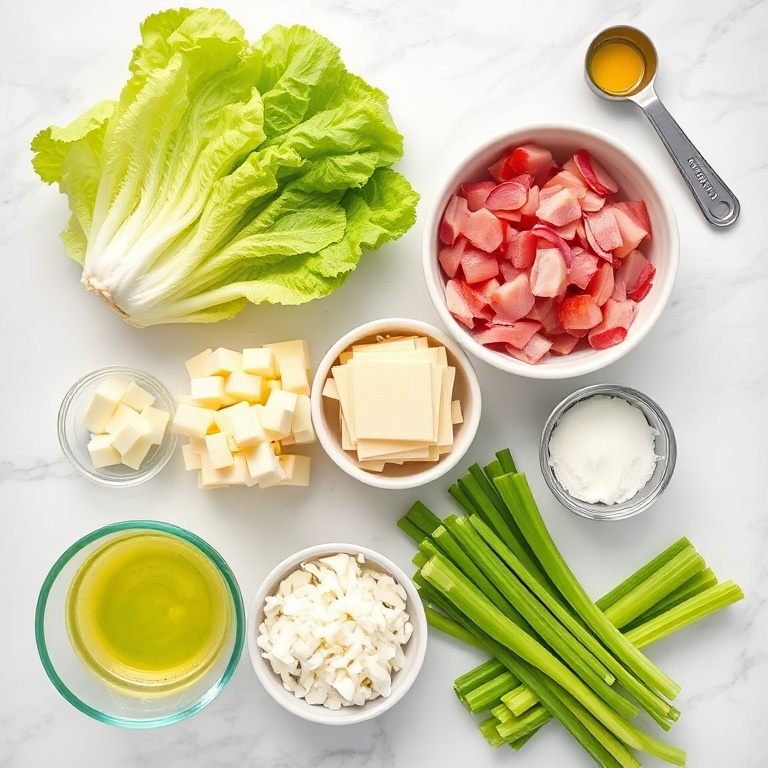 Raw ingredients for Classic Columbia 1905 Salad