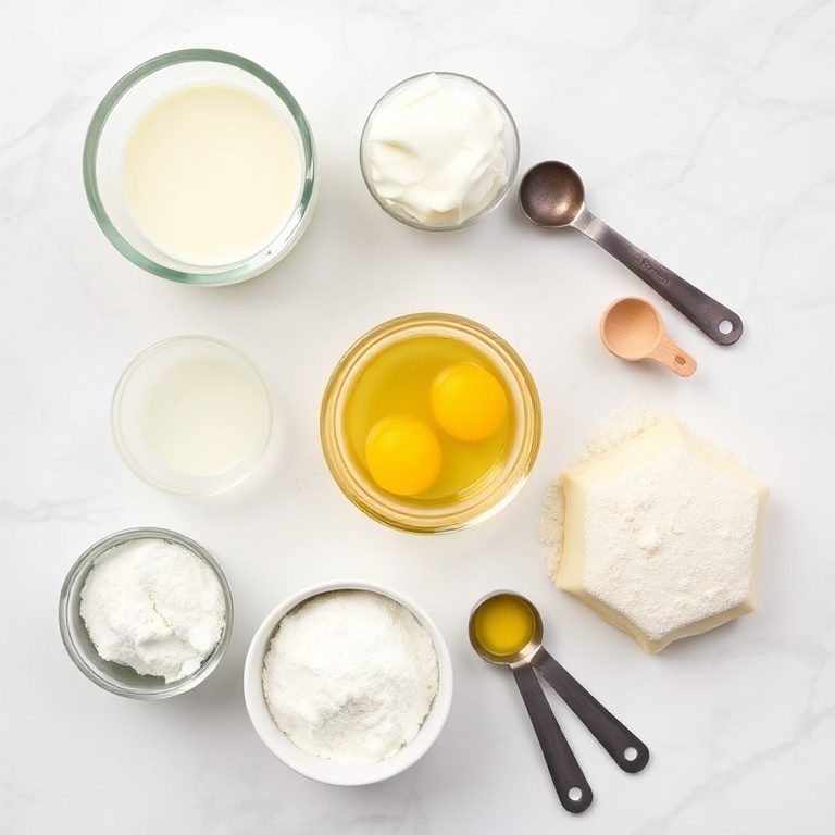 Raw ingredients for Italian Cream Bombs
