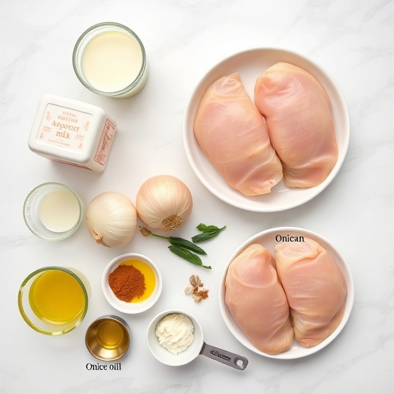 Ají Amarillo Chicken Ingredients