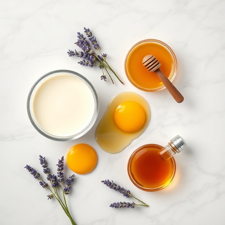 Honey Lavender Ice Cream Ingredients