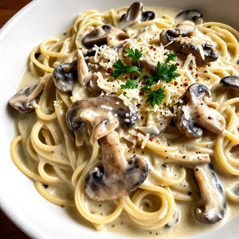 creamy italian mushroom carbonara