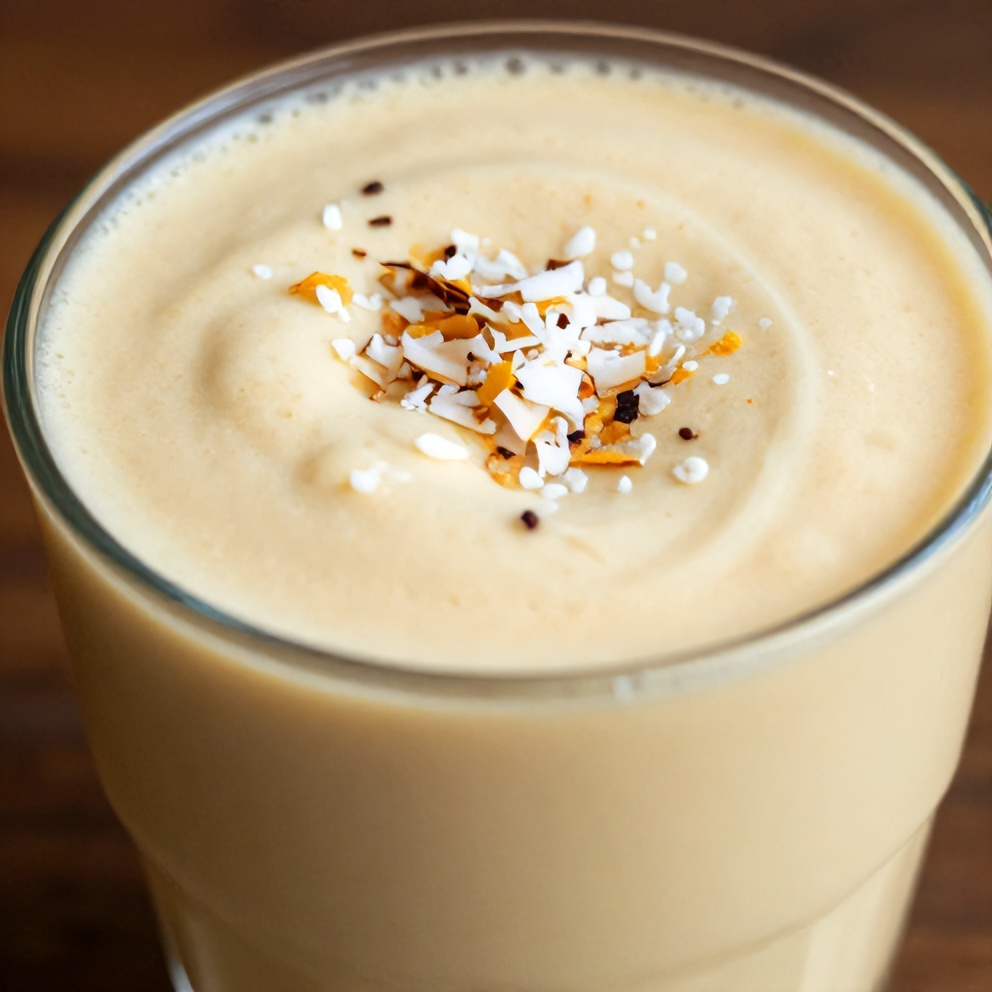 Creamy Mango Coconut Protein Shake