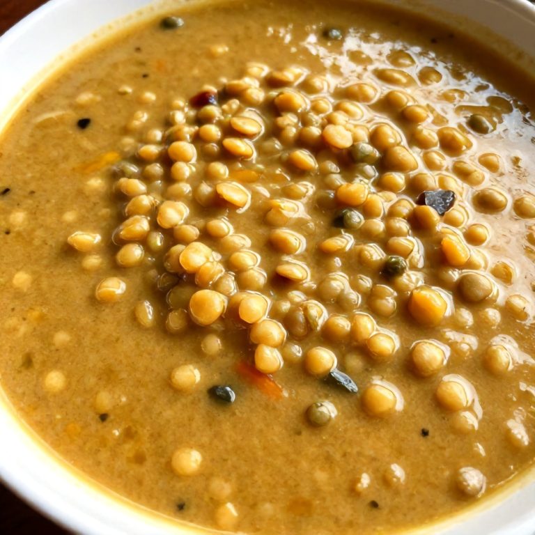 Creamy Moroccan Harissa Lentil Soup