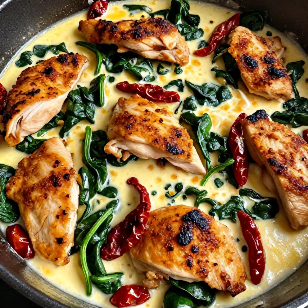 creamy sun-dried tomato chicken