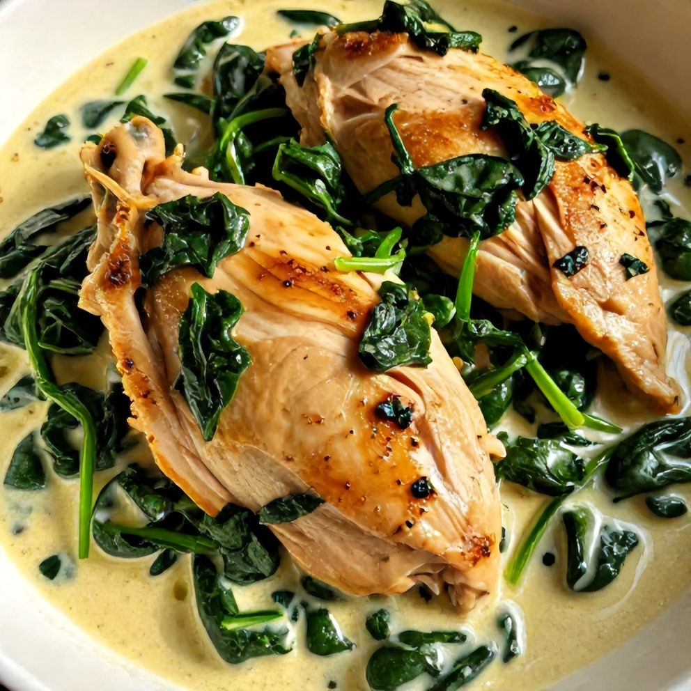 Creamy Tuscan Chicken with Spinach