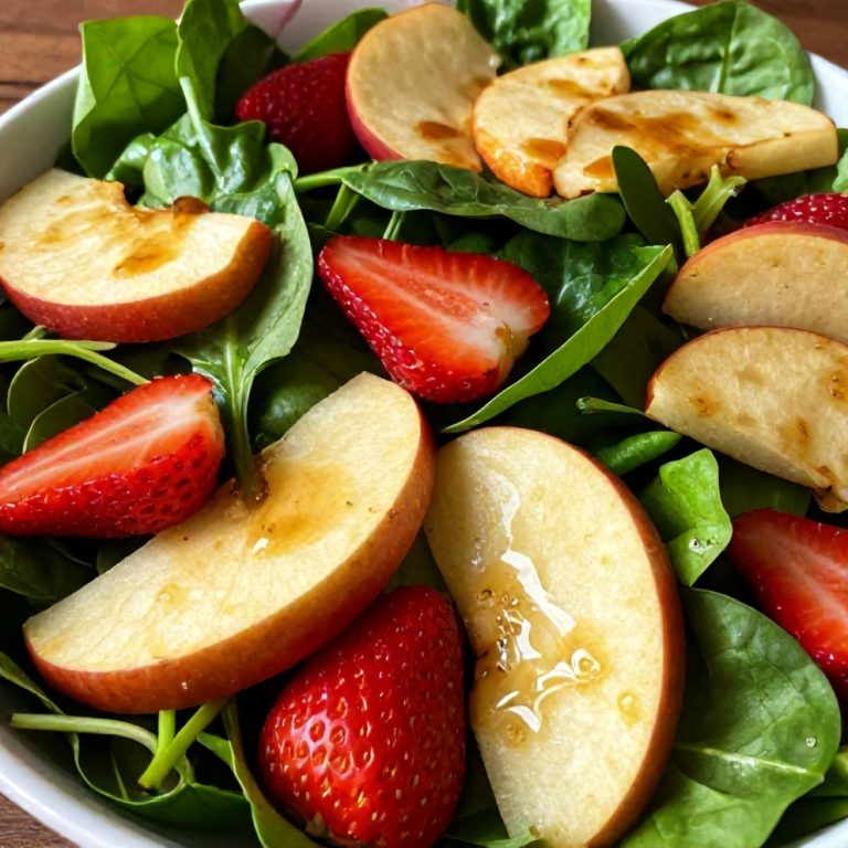 apple strawberry salad