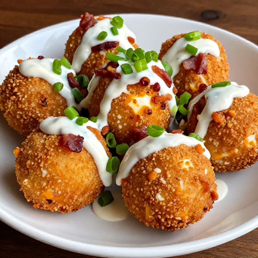 Plated Buffalo Chicken Bacon Mozzarella Bombs