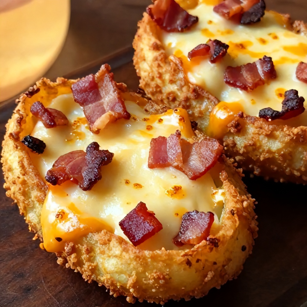 crispy cheesy potato skins