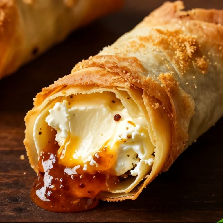 Crispy Feta Phyllo Rolls