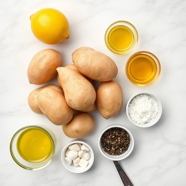 Greek Lemon Potatoes Ingredients