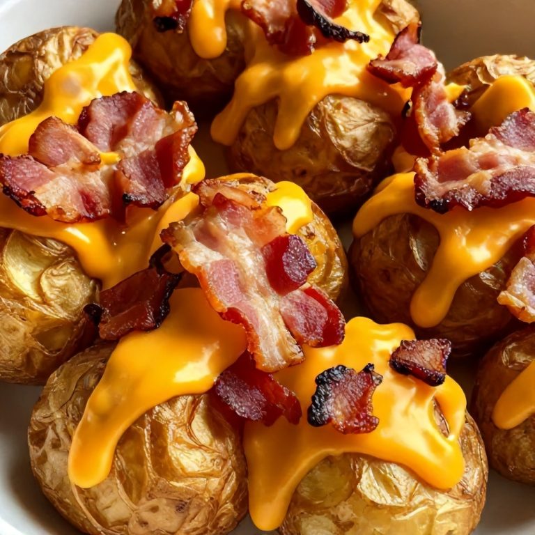 crispy loaded baked potatoes