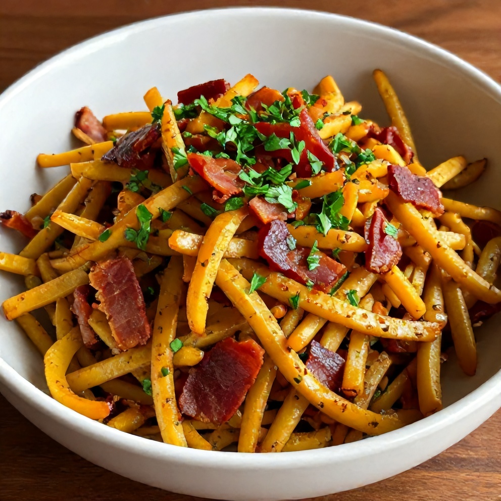 Sweet and Spicy Pickle Slaw served in a bowl