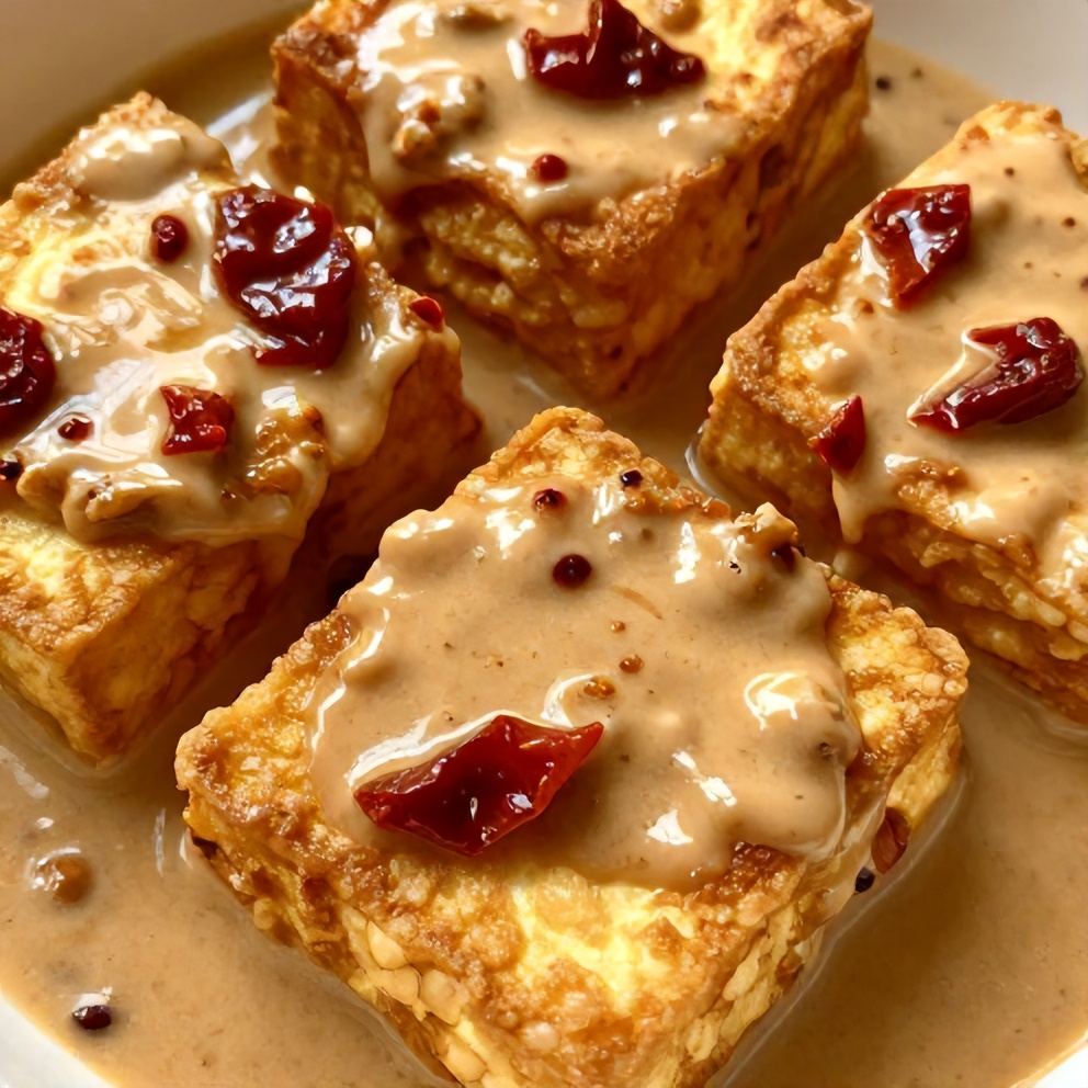 crispy tofu sun-dried tomato sauce