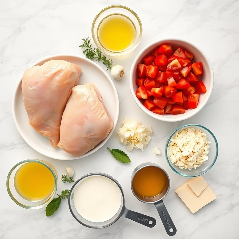 Crock Pot Creamy Chicken Parmesan Soup Ingredients