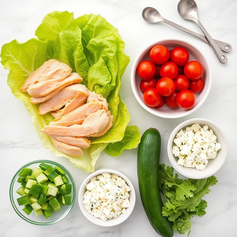 Ingredients for Easy Buffalo Chicken Salad