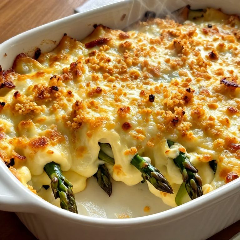easy cheesy asparagus casserole