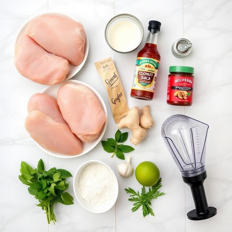 Easy Coconut Chicken Ingredients