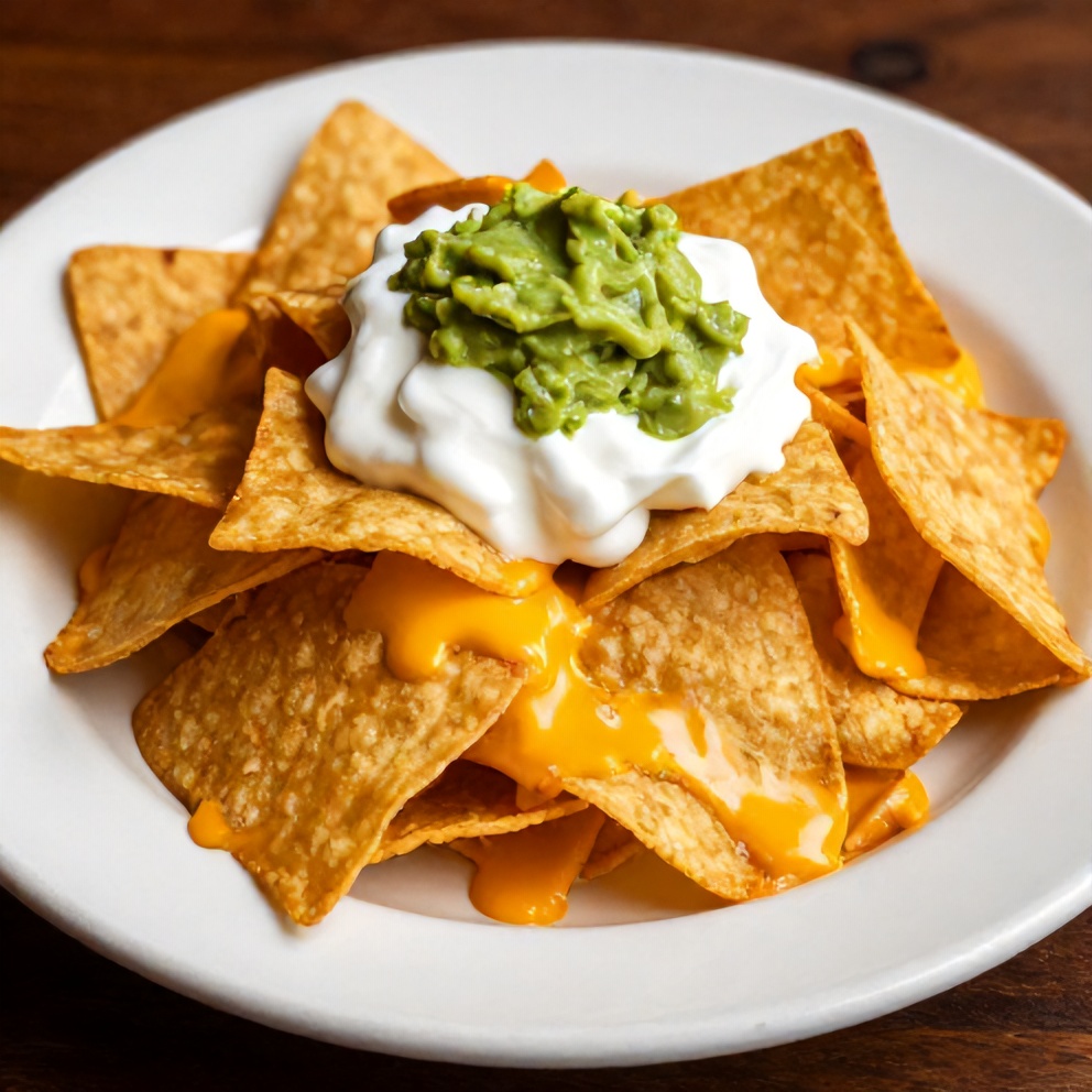Plated Copycat Taco Bell Meximelts with sour cream and guacamole