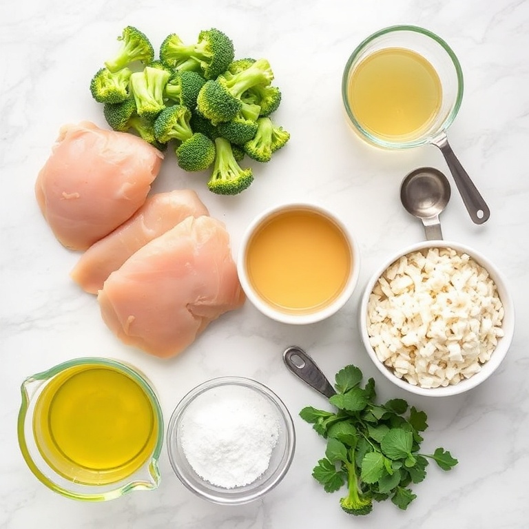 Crockpot Chicken and Rice Ingredients