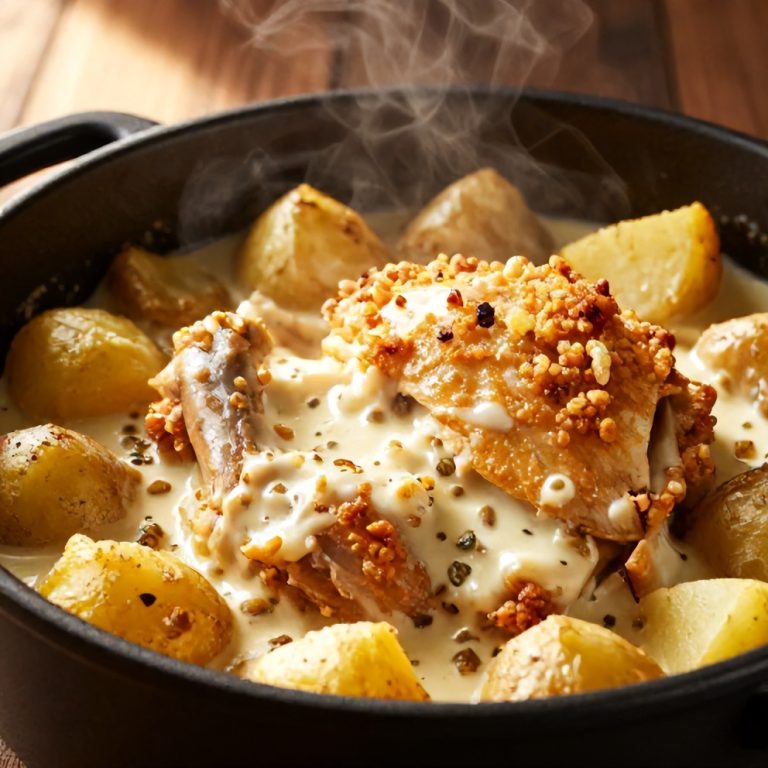 easy crockpot garlic parmesan chicken