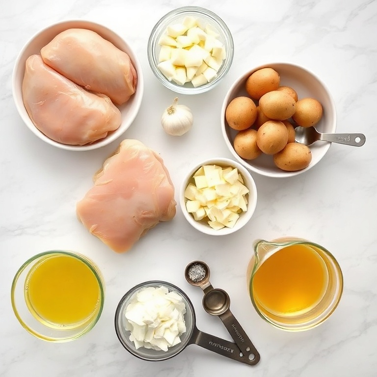 Crockpot Garlic Parmesan Chicken Ingredients