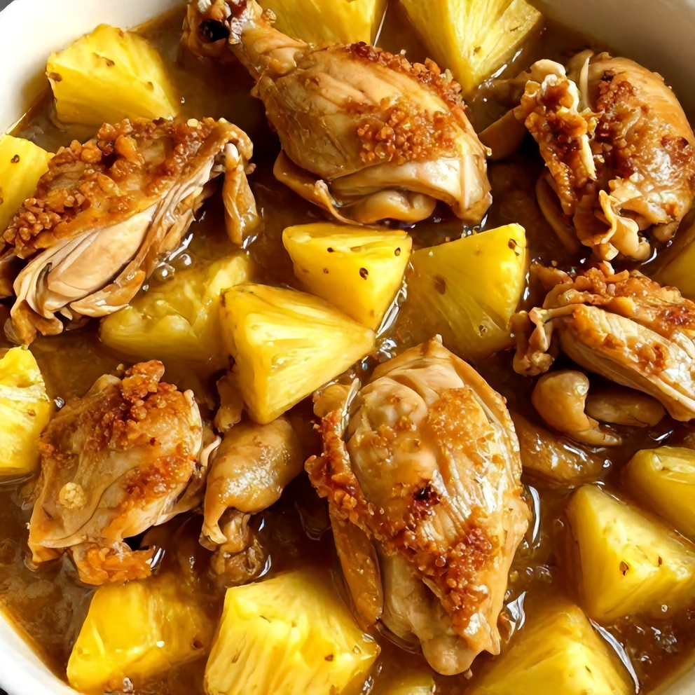 Easy Crockpot Hawaiian Chicken