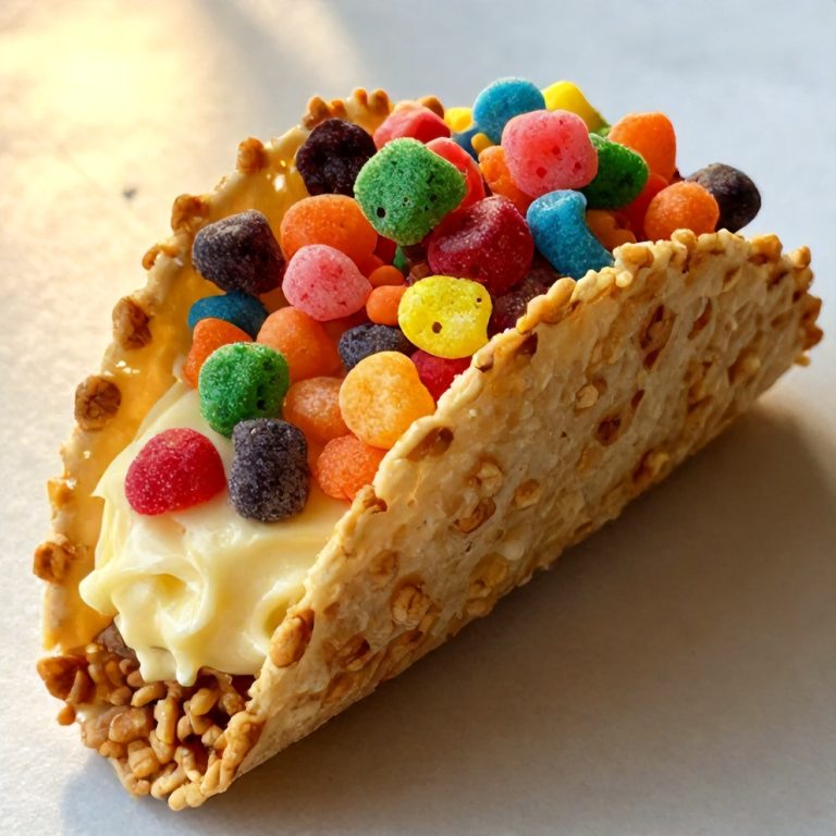 easy fruity pebbles cheesecake tacos
