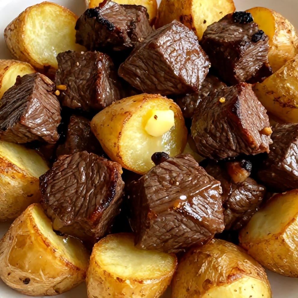 easy garlic butter steak bites