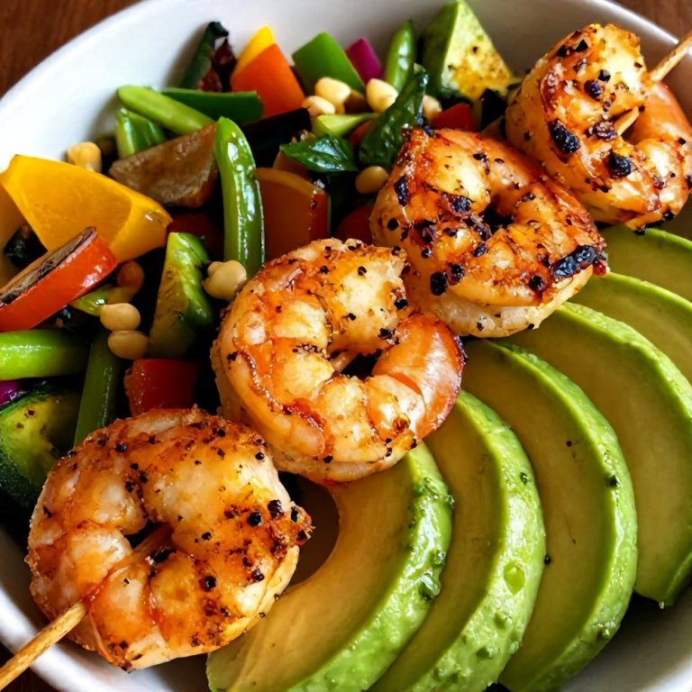 Easy Grilled Shrimp and Avocado Bowl