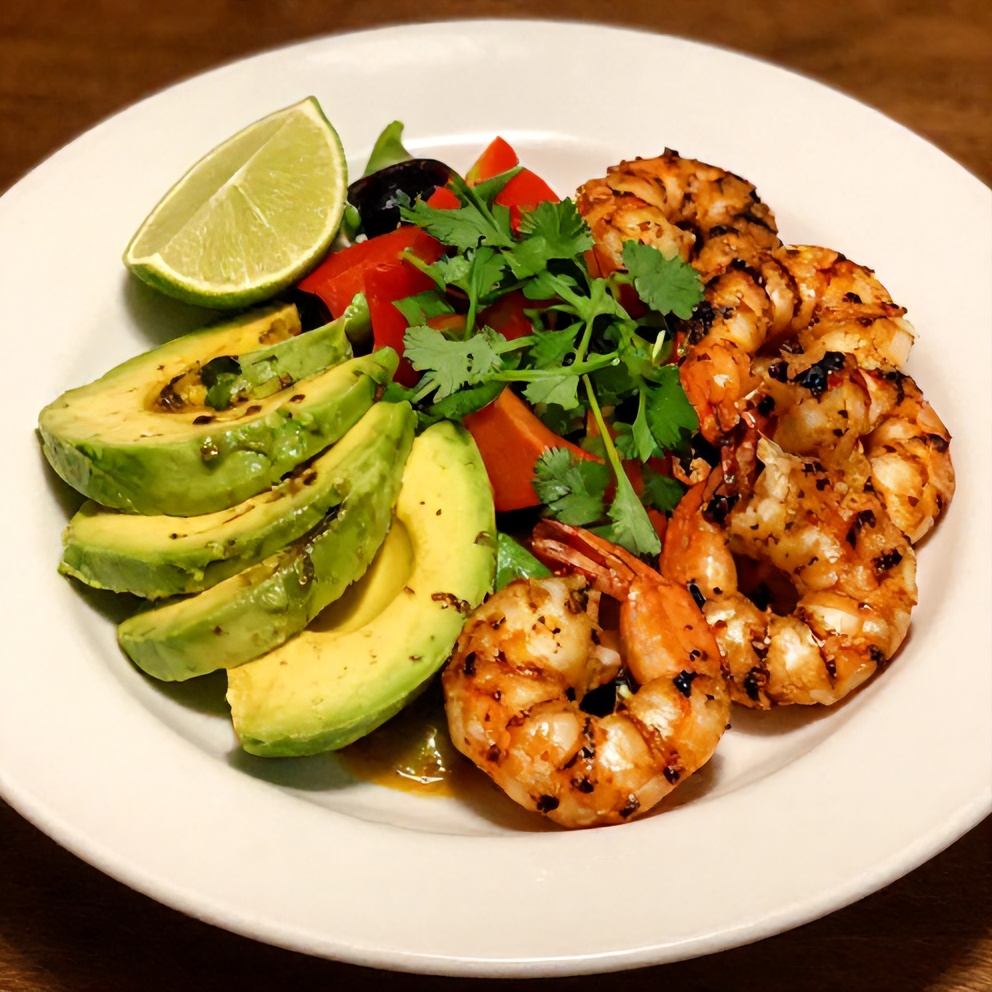 Grilled Shrimp and Avocado Bowl Final