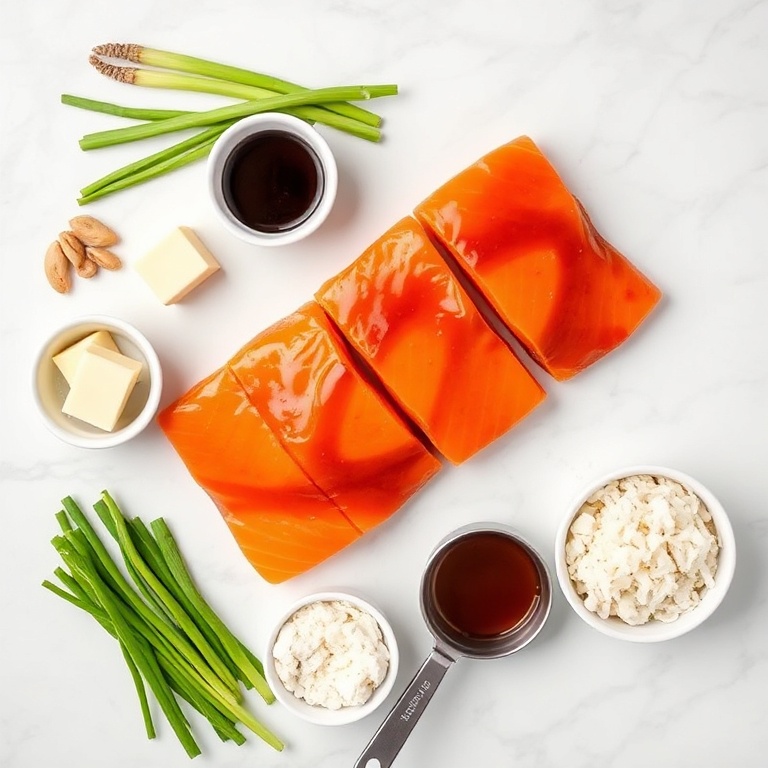 Gochujang Butter Salmon Bowl Ingredients
