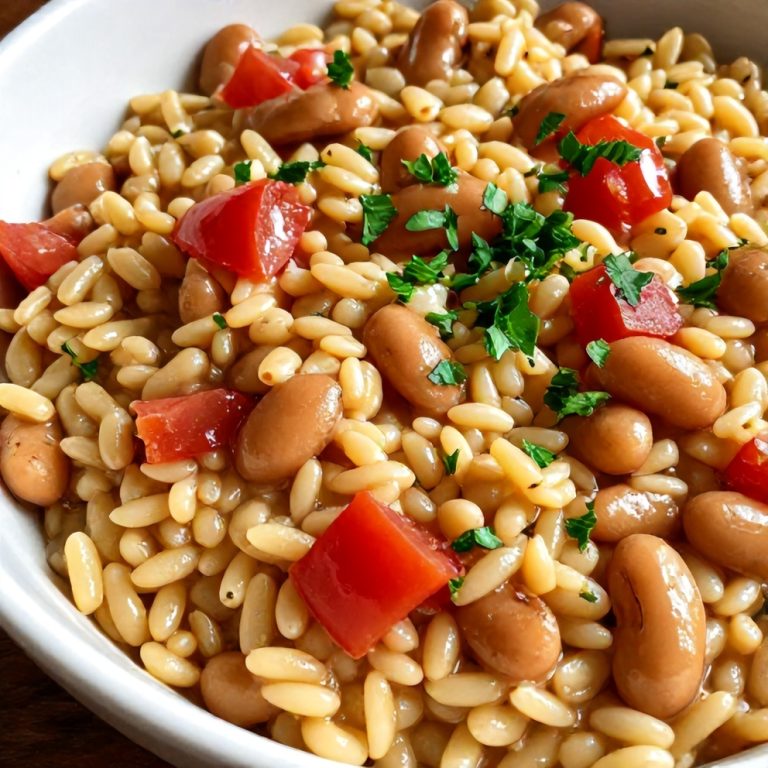 Easy Mediterranean Orzo and Beans One-Pot Dinner