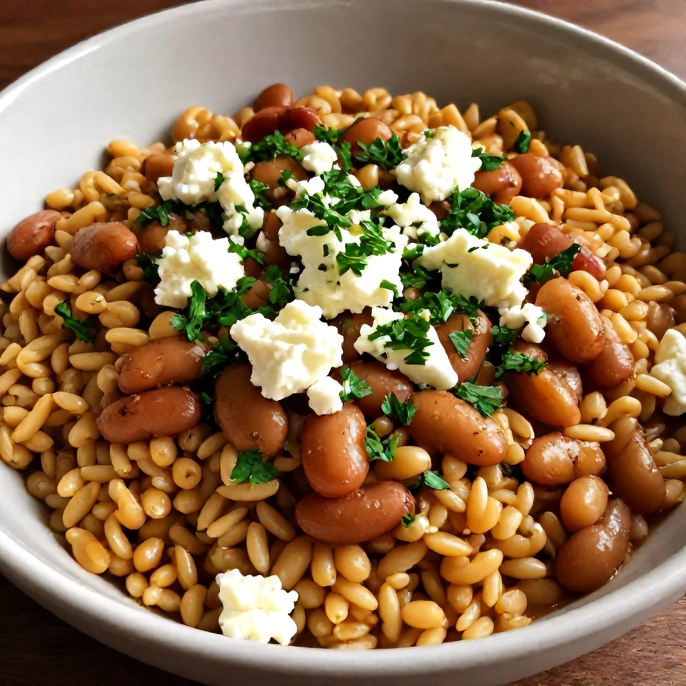 Mediterranean Orzo and Beans One-Pot Dinner