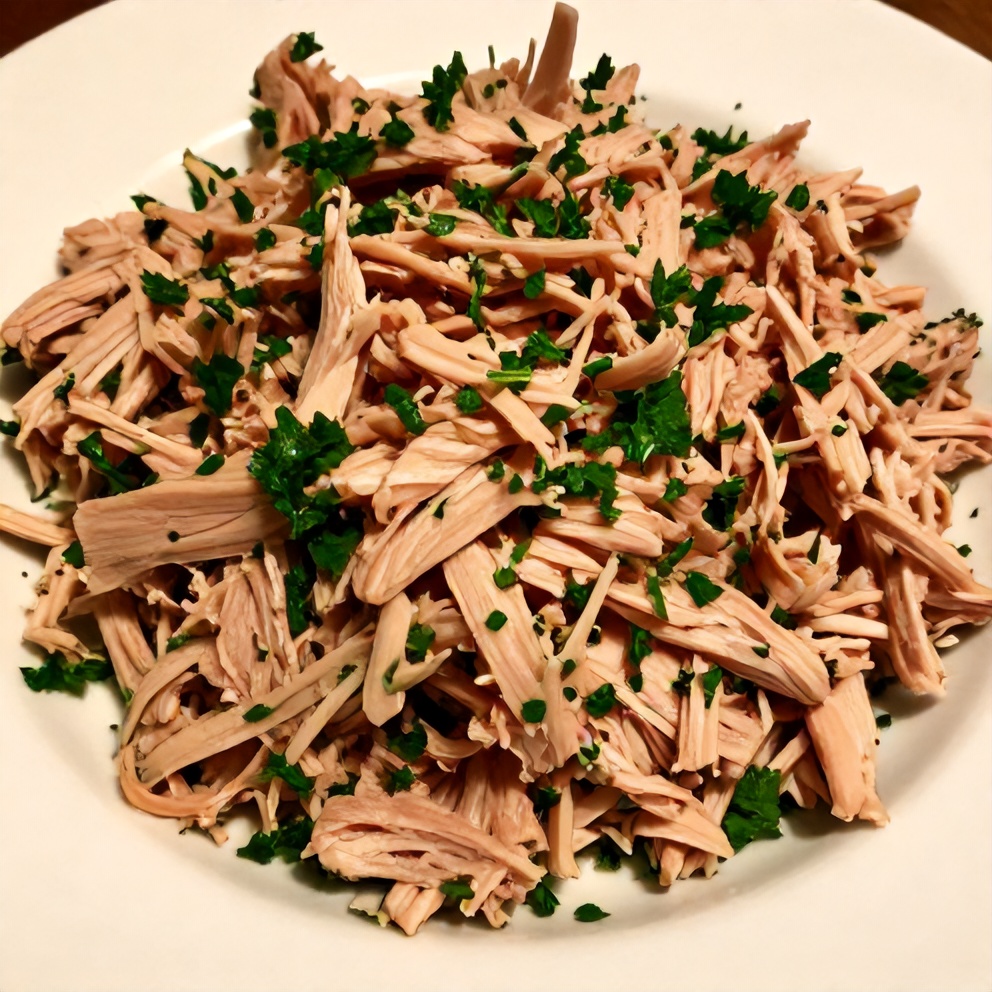 Plated Mediterranean Tuna Salad with crispy cucumbers, juicy tomatoes, and creamy lemon dressing, garnished with fresh parsley