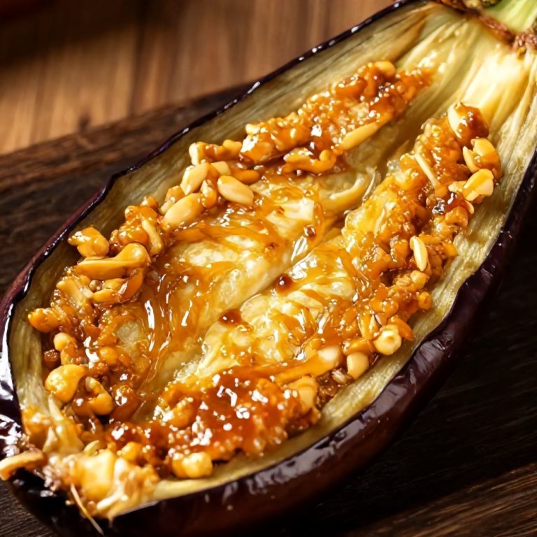 Easy Miso Glazed Eggplant
