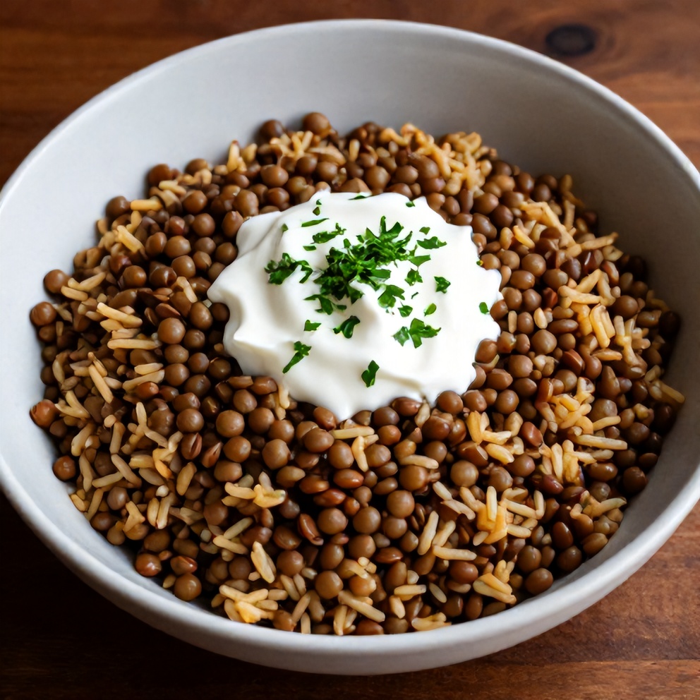 Easy Mujadara Lentils and Rice