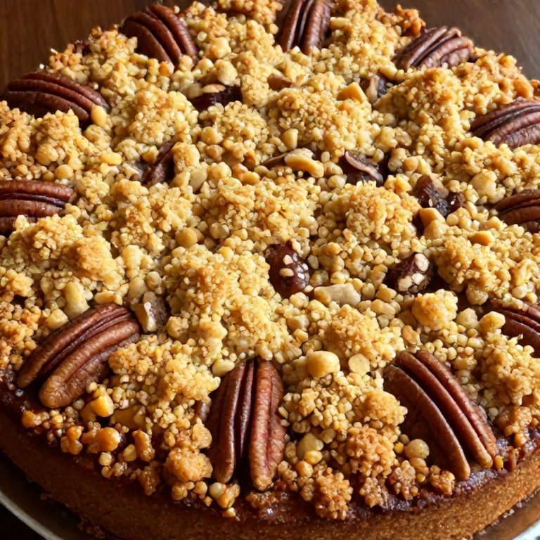 easy pecan apple crisp coffee cake