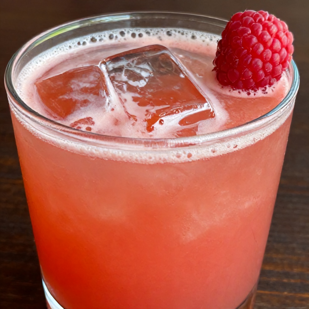 Easy Raspberry Passionfruit Tequila Sour Cocktail