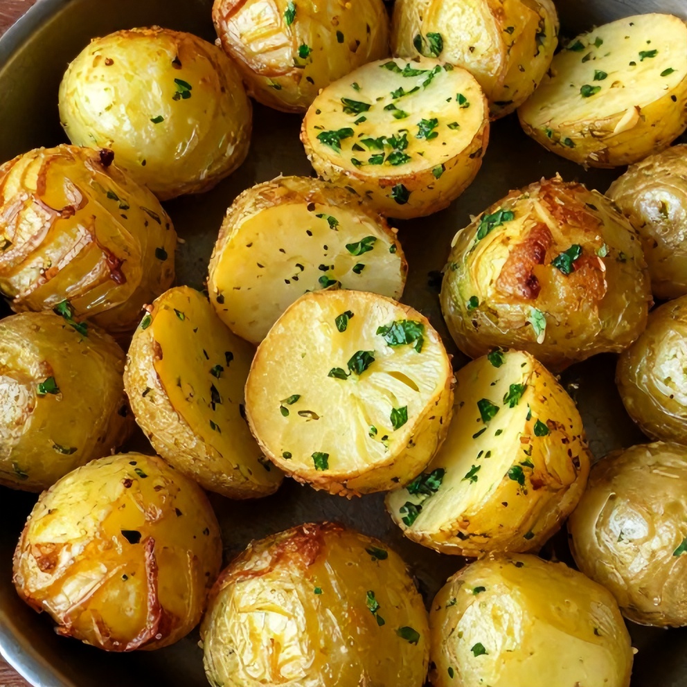 easy roasted potato salad