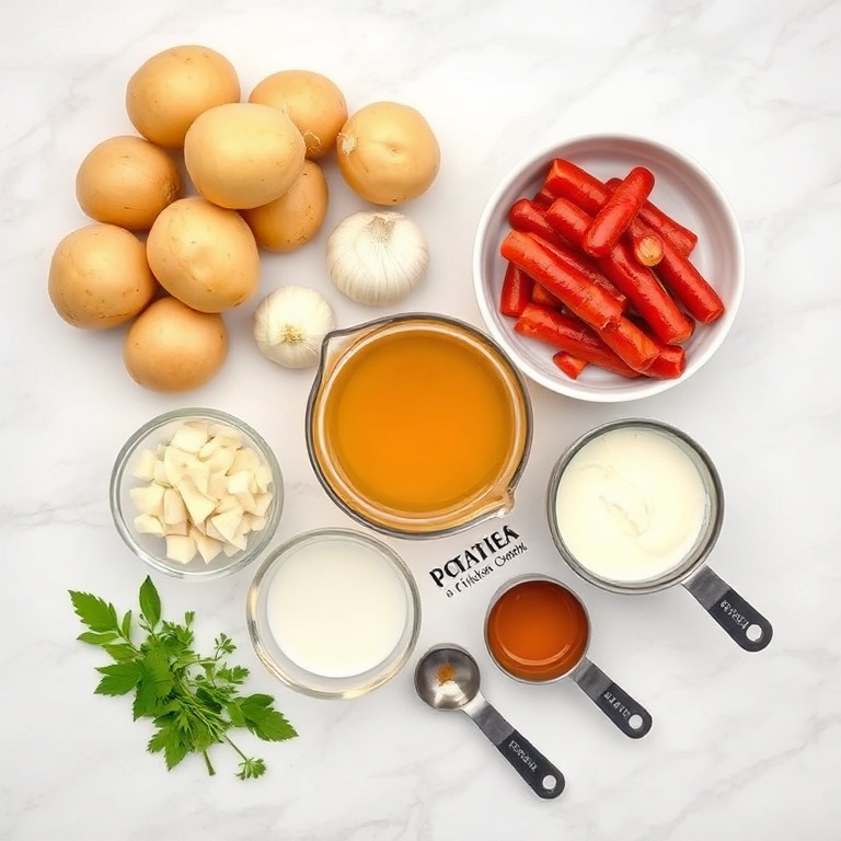Spanish Potato Soup Ingredients