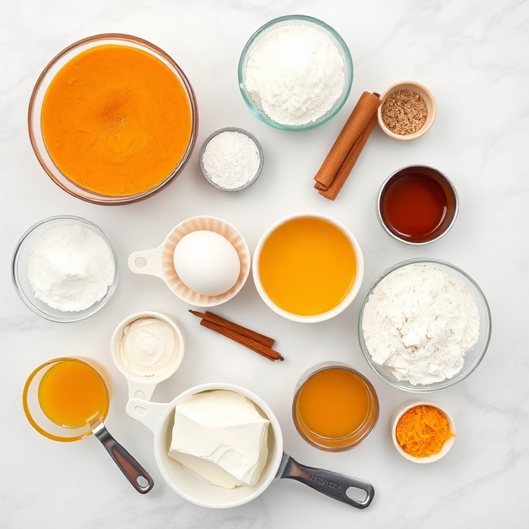 Pumpkin Roll Ingredients