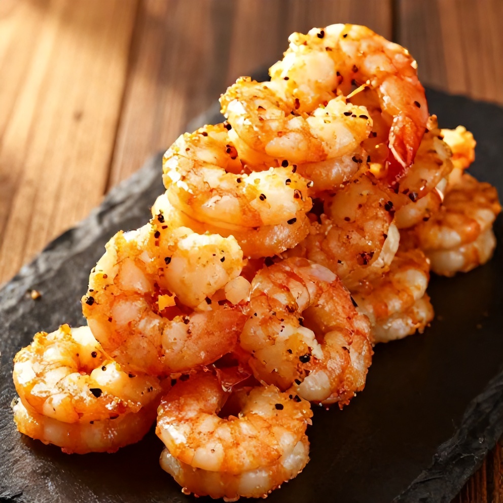Easy Spicy Shrimp Sushi Stacks