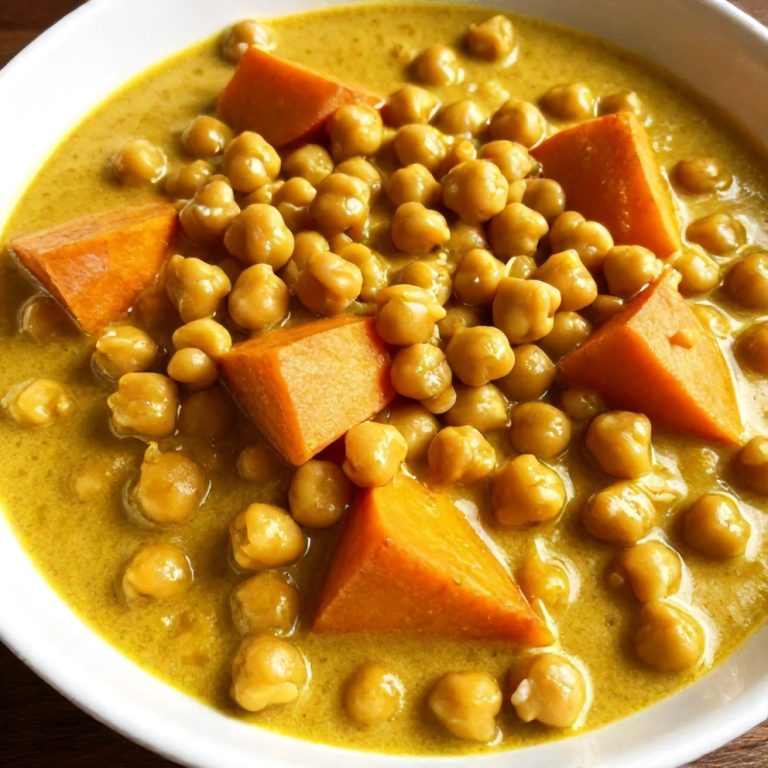 Easy Sweet Potato Chickpea Curry