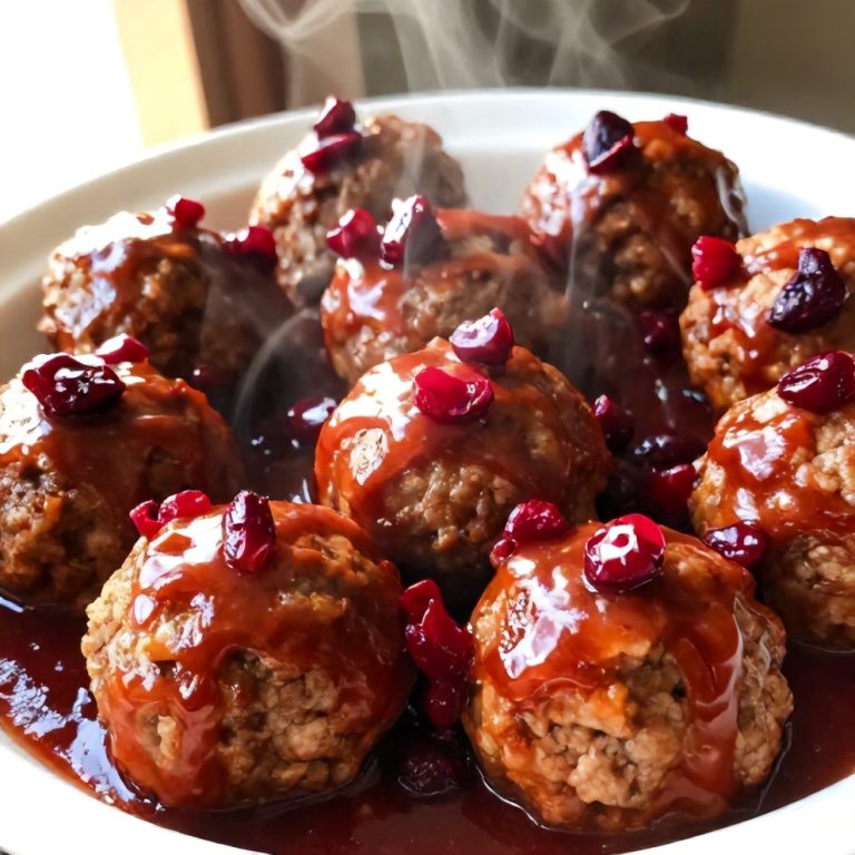 easy sweet and tangy cranberry meatballs