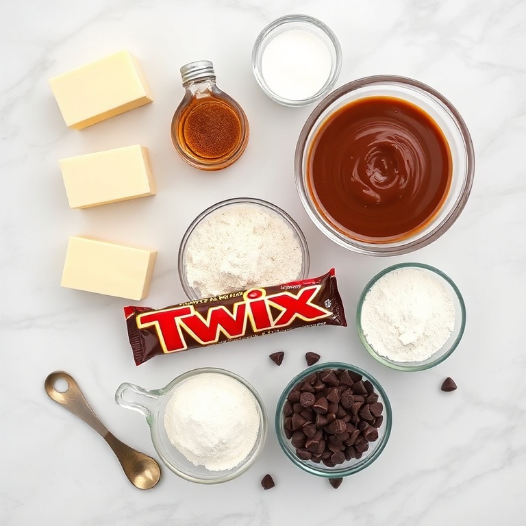 Twix Cookie Bars Ingredients