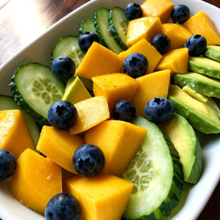 Fresh Mango Cucumber Salad