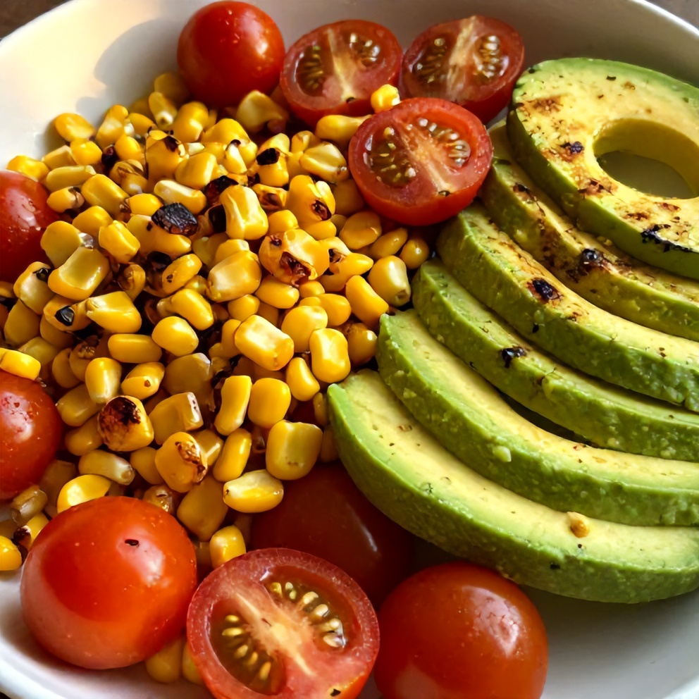 grilled corn avocado salad