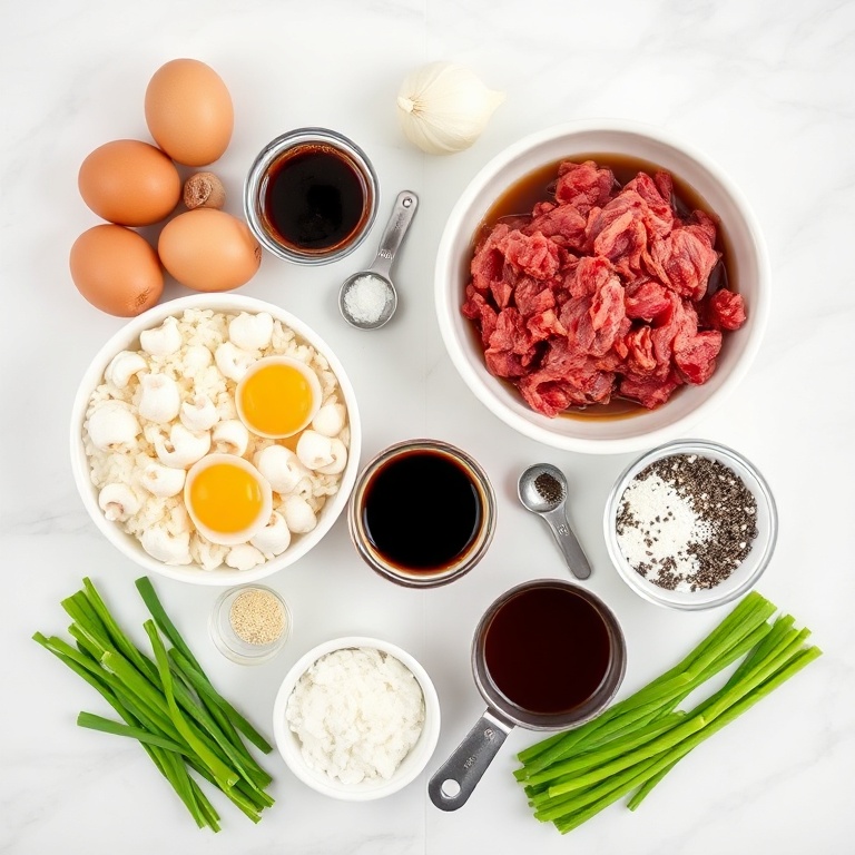 Hawaiian Loco Moco ingredients