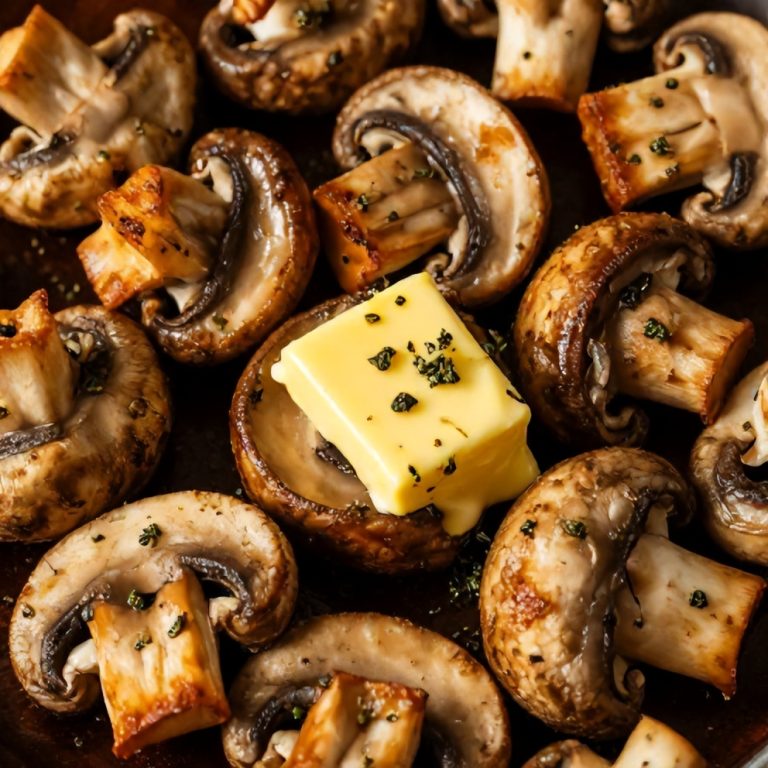 herb butter sautéed mushrooms
